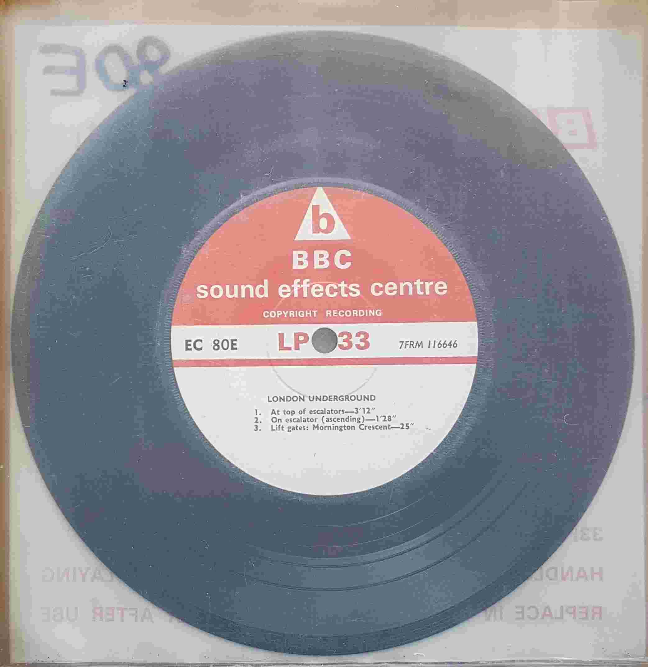Picture of EC 80E London Underground by artist Not registered from the BBC records and Tapes library